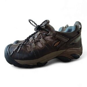 Keen Targhee II Hiking Shoes Women's Brown Leather Trail Waterproof Size…